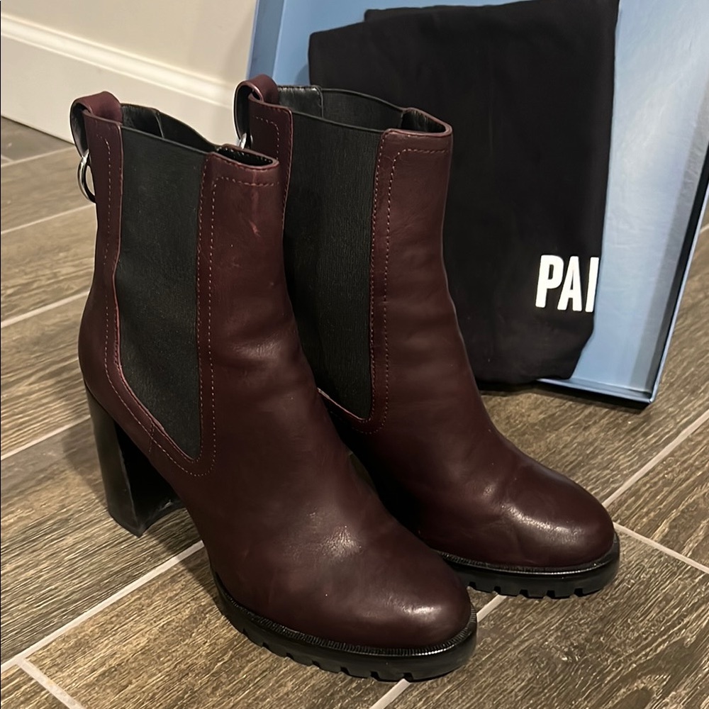 Paige Natasha water resistant Chelsea boot